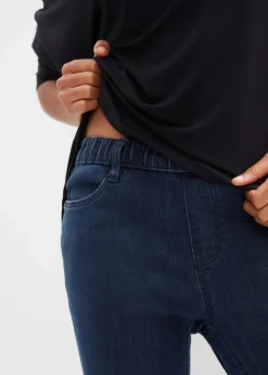 bonprix Jeans|Bekleidung·Shirts & Tops^Jeggings tiefblau denim ungewaschen