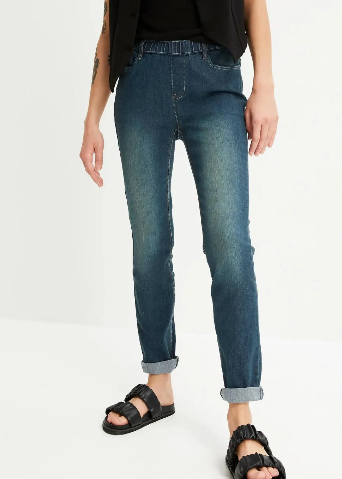 bonprix Jeans|Bekleidung·Shirts & Tops^Jeggings dirty denim