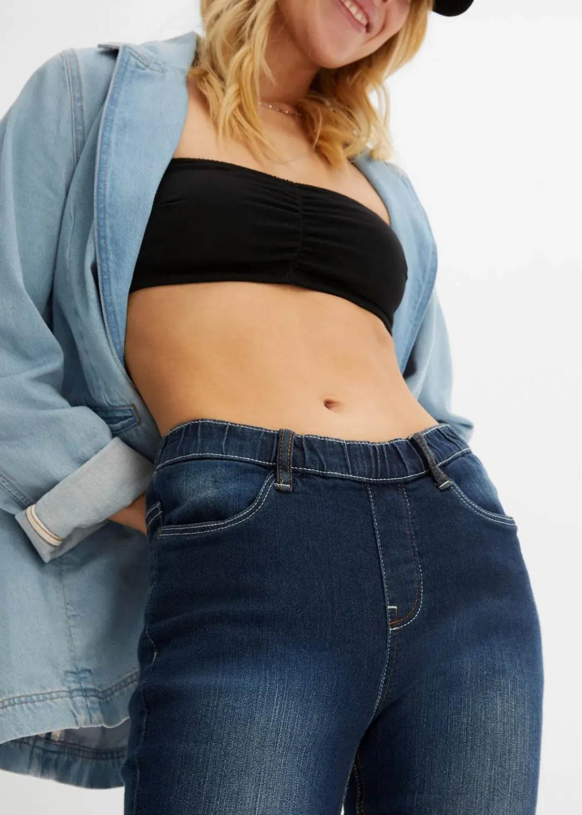 bonprix Jeans|Bekleidung·Shirts & Tops^Jeggings nachtblau denim