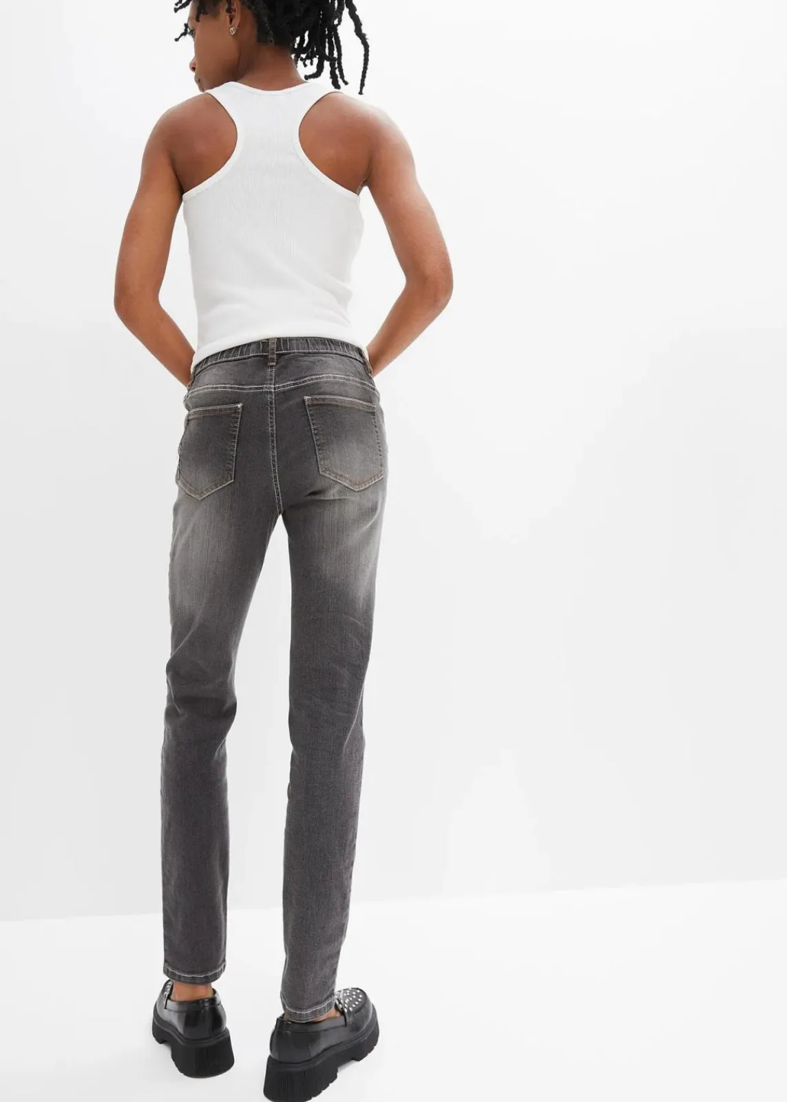 bonprix Bekleidung·Shirts & Tops|Jeans^Jeggings schwarz denim
