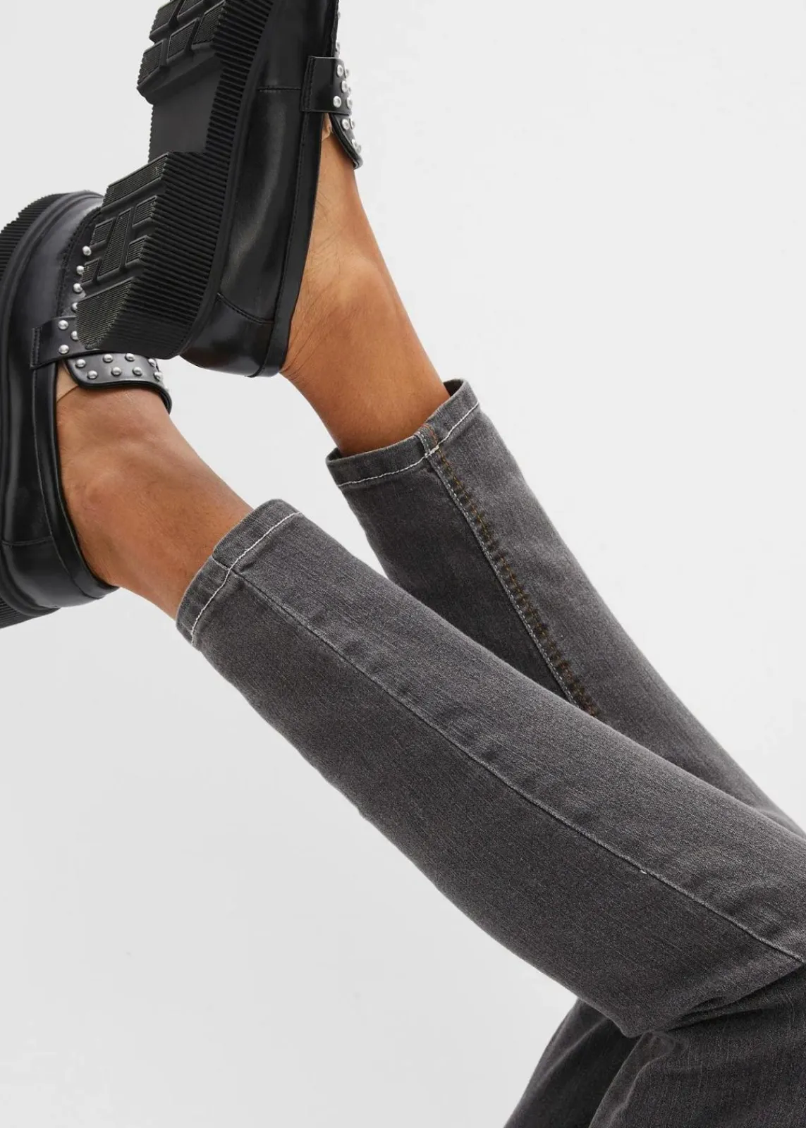 bonprix Bekleidung·Shirts & Tops|Jeans^Jeggings schwarz denim