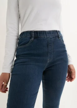 bonprix Bekleidung·Shirts & Tops|Jeans^Jeggings High Waist, Bequembund nachtblau denim