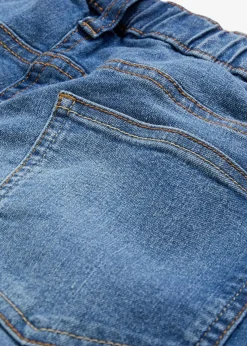 bonprix Jeans|Kurzgrößen^Jeggings Mid Waist, Bequembund blau denim