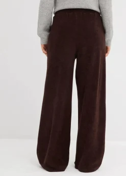 bonprix Bekleidung·Röcke|Bekleidung·Kleider^Jersey Frottee-Hose dunkelbraun
