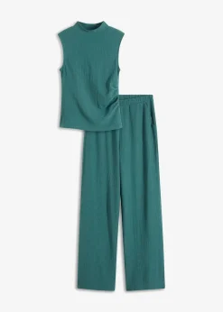 bonprix Bekleidung·Homewear|Zweiteiler & Sets^Jersey Set mattgrün