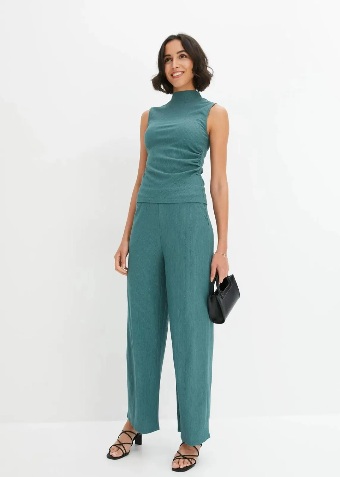 bonprix Bekleidung·Homewear|Zweiteiler & Sets^Jersey Set mattgrün