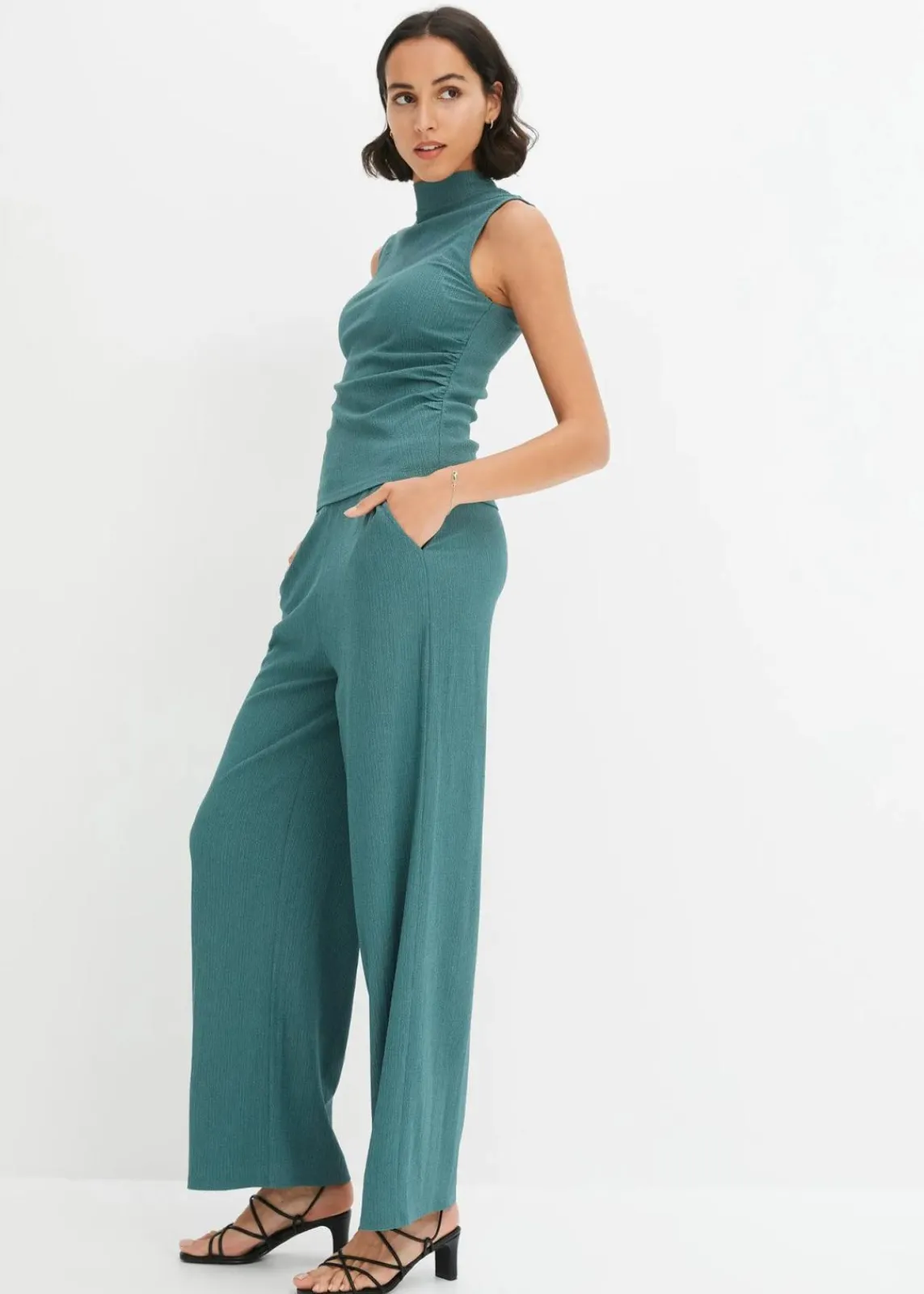 bonprix Bekleidung·Homewear|Zweiteiler & Sets^Jersey Set mattgrün