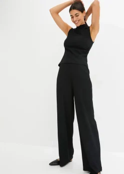 bonprix Jumpsuits|Zweiteiler & Sets^Jersey Set schwarz