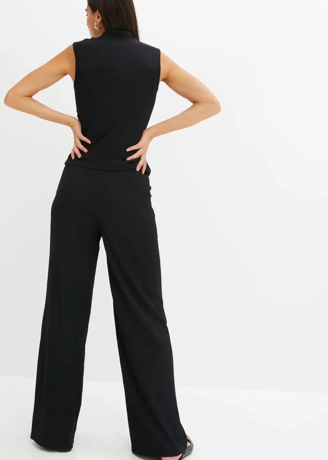 bonprix Jumpsuits|Zweiteiler & Sets^Jersey Set schwarz