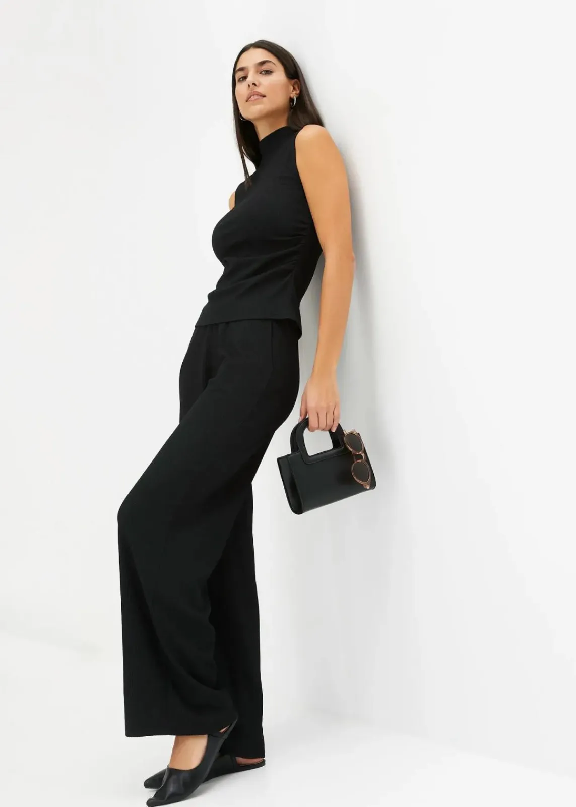 bonprix Jumpsuits|Zweiteiler & Sets^Jersey Set schwarz