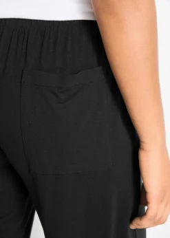 bonprix Bekleidung·Outdoorbekleidung|Bekleidung·Kleider^Jersey-Bermuda schwarz