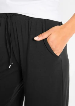 bonprix Bekleidung·Outdoorbekleidung|Bekleidung·Kleider^Jersey-Bermuda schwarz