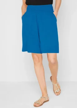 bonprix Nachhaltigere Materialien|Hosen^Jersey-Bermuda aus Viskose-Mix arktikblau