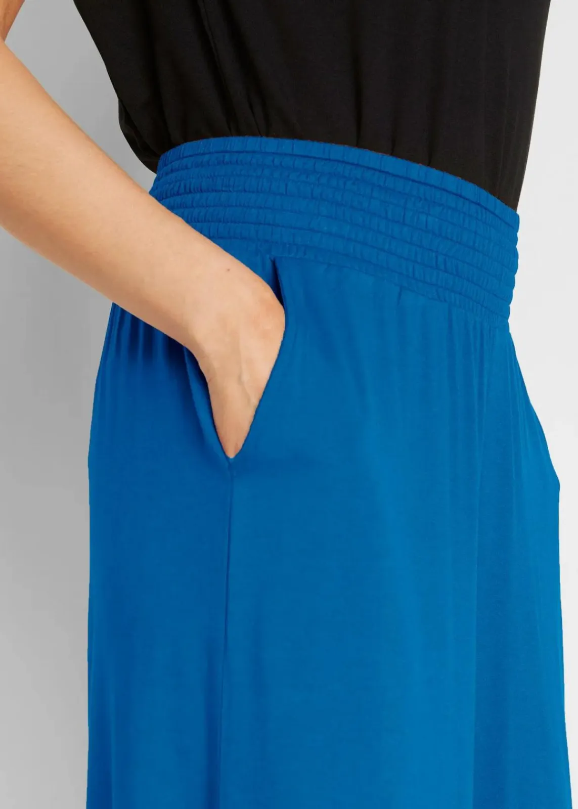 bonprix Nachhaltigere Materialien|Hosen^Jersey-Bermuda aus Viskose-Mix arktikblau