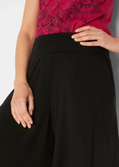 bonprix Bekleidung·Outdoorbekleidung|Bekleidung·Kleider^Jersey-Bermuda aus Viskose-Mix schwarz
