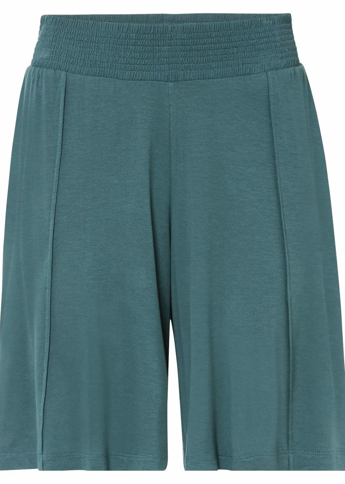 bonprix Nachhaltigere Materialien|Hosen^Jersey-Bermuda mit Bequembund graugrün