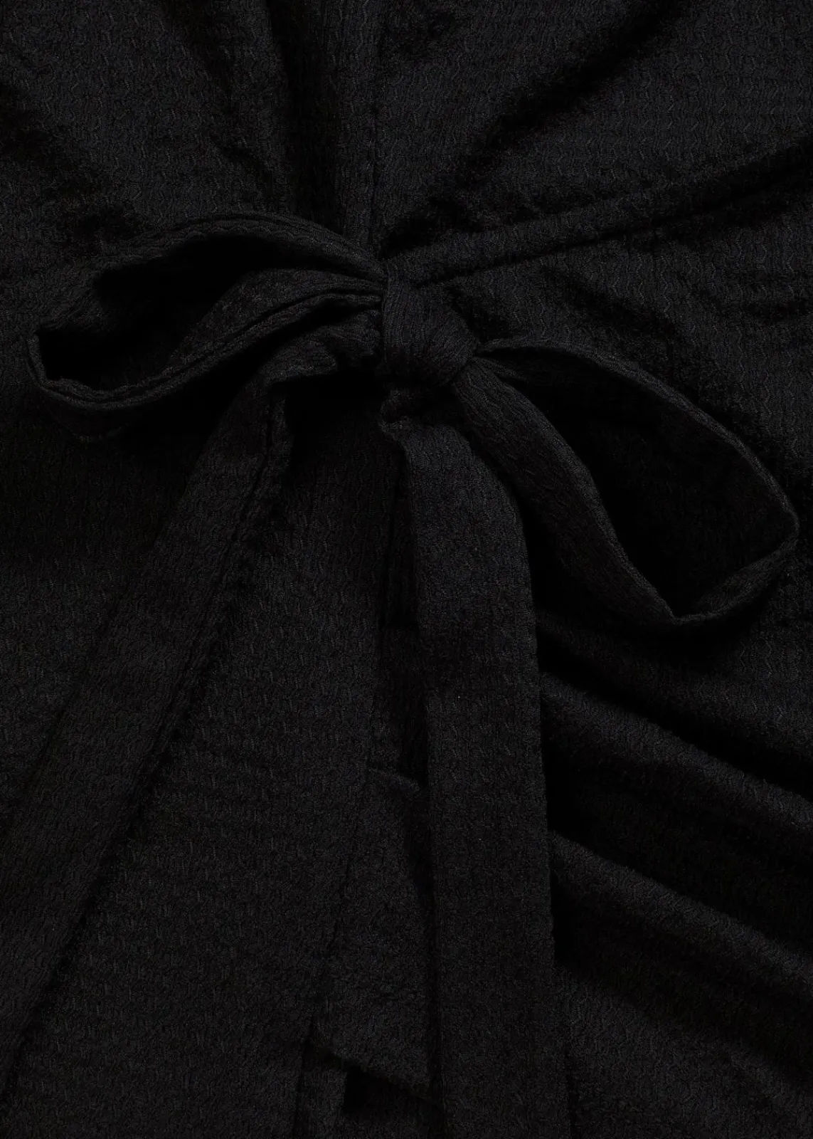 bonprix Shirts & Tops^Jerseycrepe-Shirt in Wickeloptik schwarz