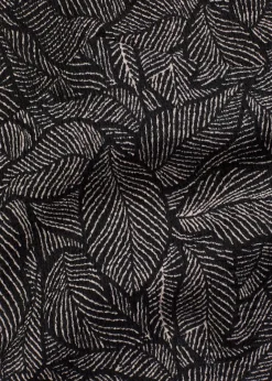 bonprix Zweiteiler & Sets|Shirts & Tops^Jerseycrepe-Top schwarz/weiß bedruckt