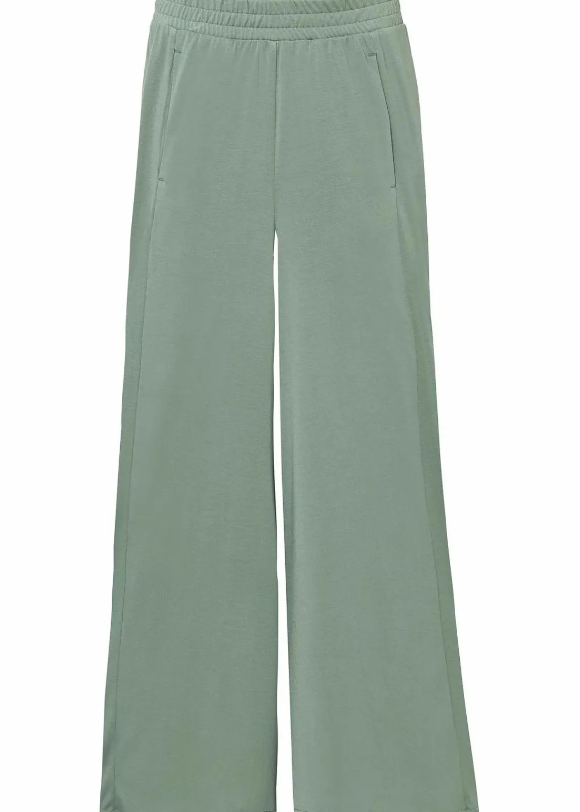 bonprix Hosen|Bekleidung·Kleider^Jersey-Culotte mit weitem Bein rauchgrün