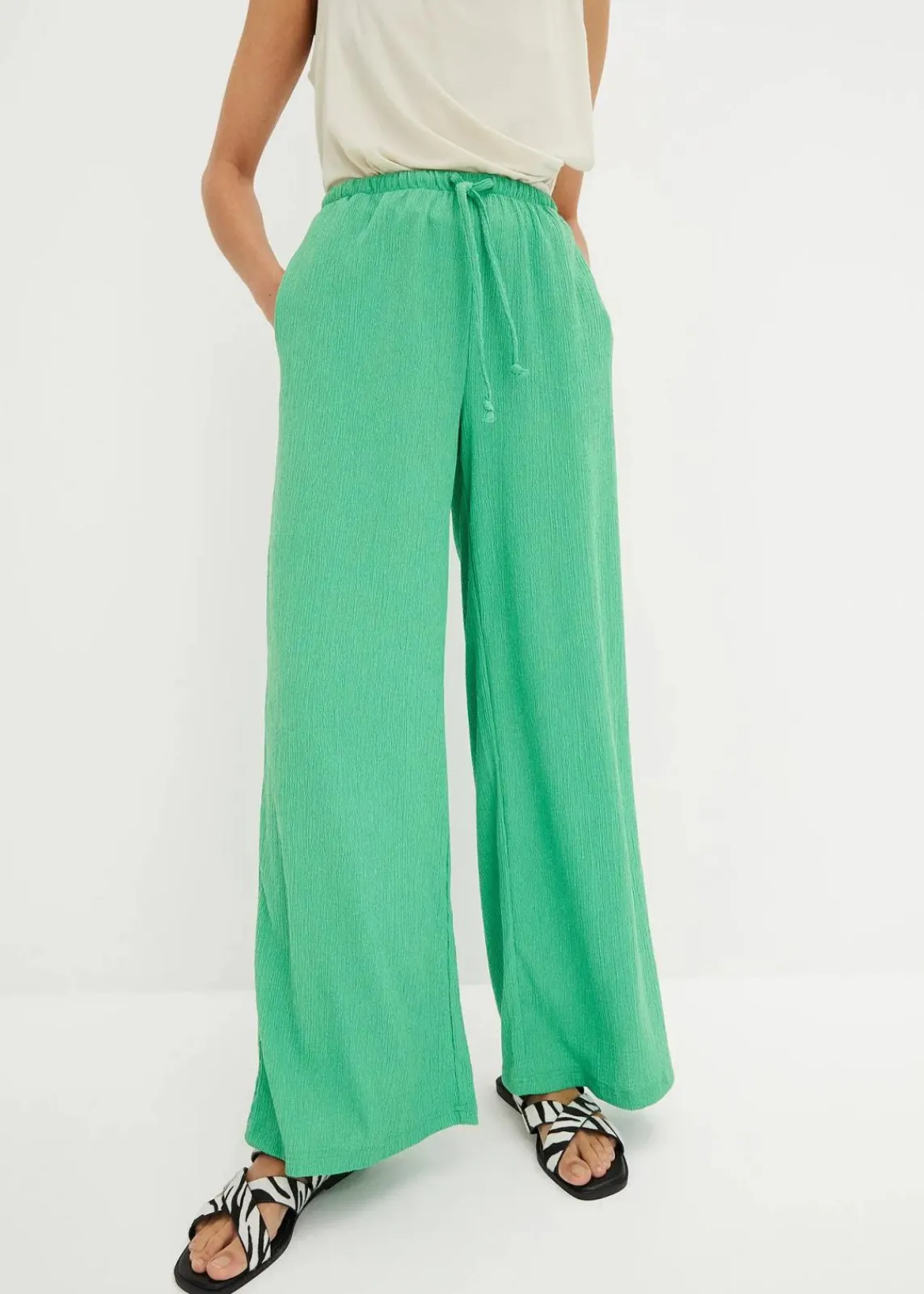 bonprix Nachhaltigere Materialien|Hosen^Jersey-Hose opalgrün