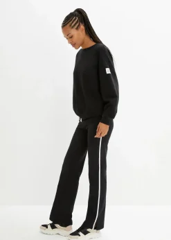 bonprix Bekleidung·Röcke|Bekleidung·Kleider^Jersey-Hose aus Baumwolle mit Stretch schwarz