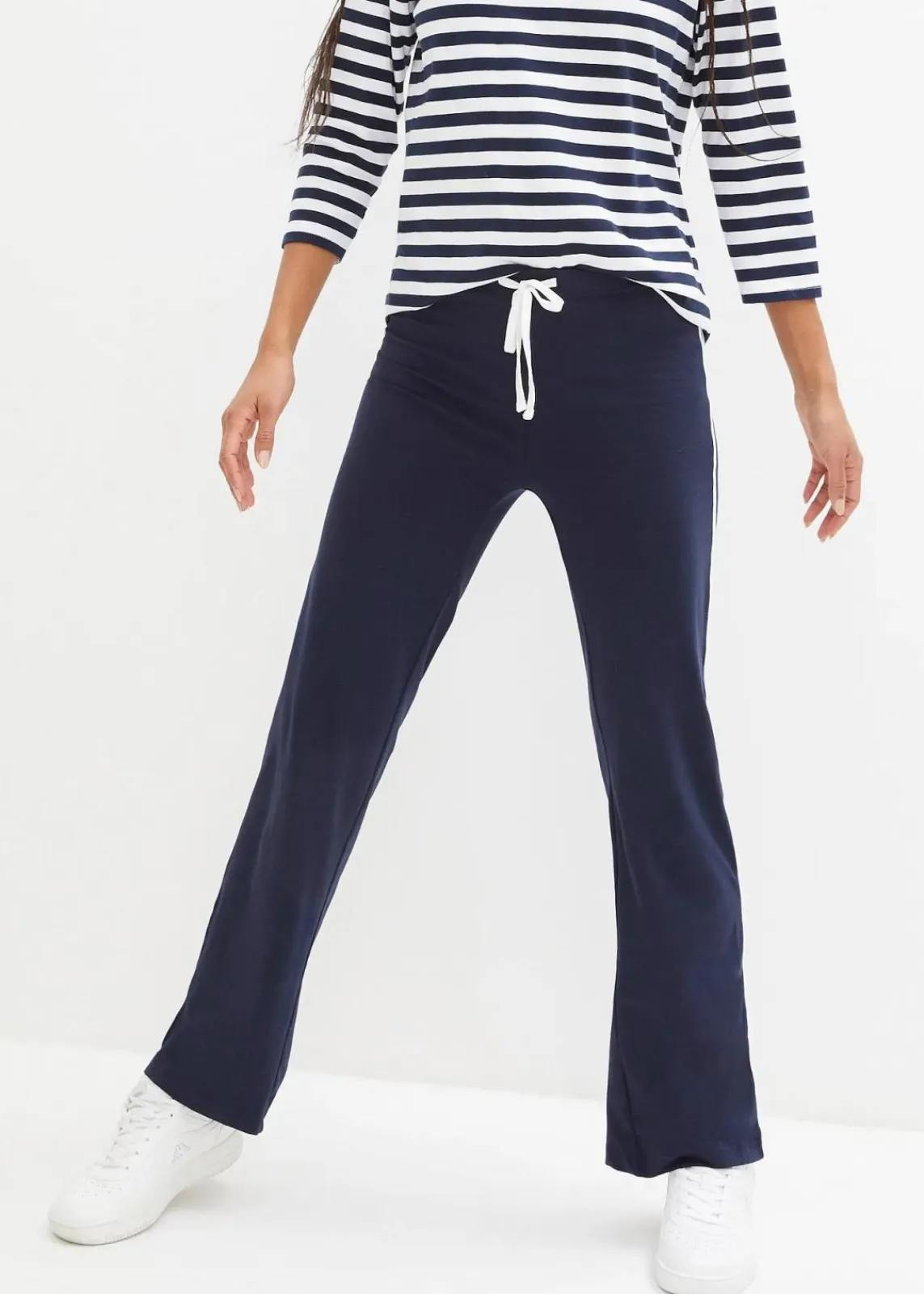 bonprix Hosen|Basics^Jersey-Hose aus Baumwolle mit Stretch dunkelblau