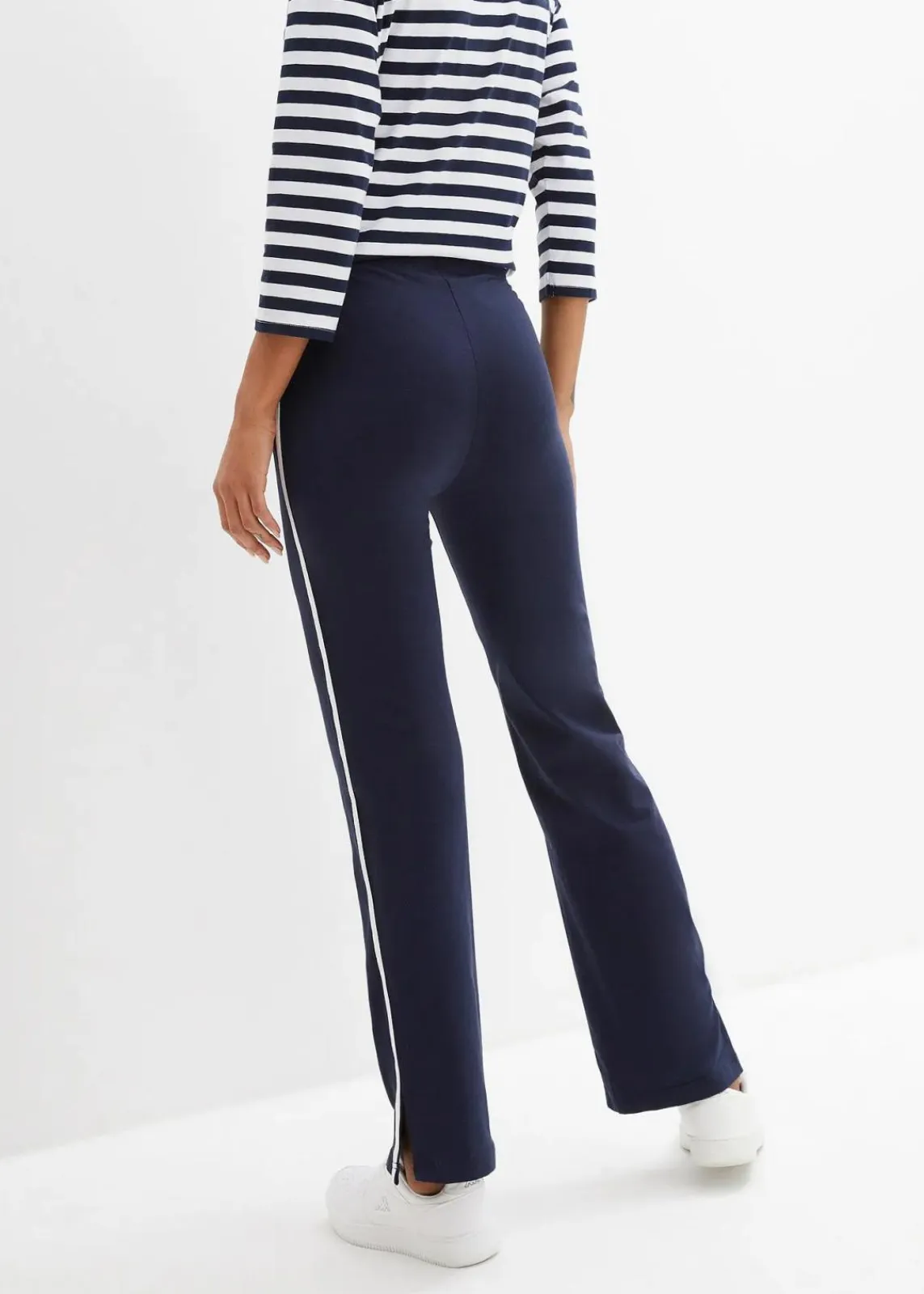 bonprix Hosen|Basics^Jersey-Hose aus Baumwolle mit Stretch dunkelblau