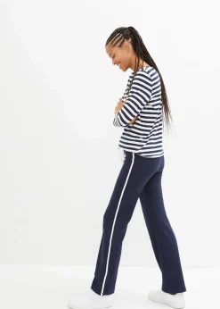 bonprix Hosen|Basics^Jersey-Hose aus Baumwolle mit Stretch dunkelblau