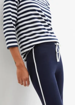 bonprix Hosen|Basics^Jersey-Hose aus Baumwolle mit Stretch dunkelblau