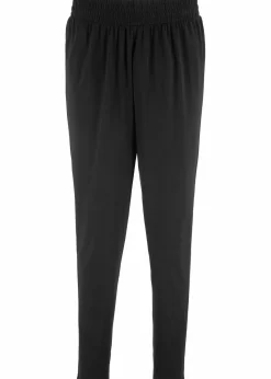 bonprix Bekleidung·Kleider|Hosen^Jerseyhose aus Baumwoll-Mix schwarz