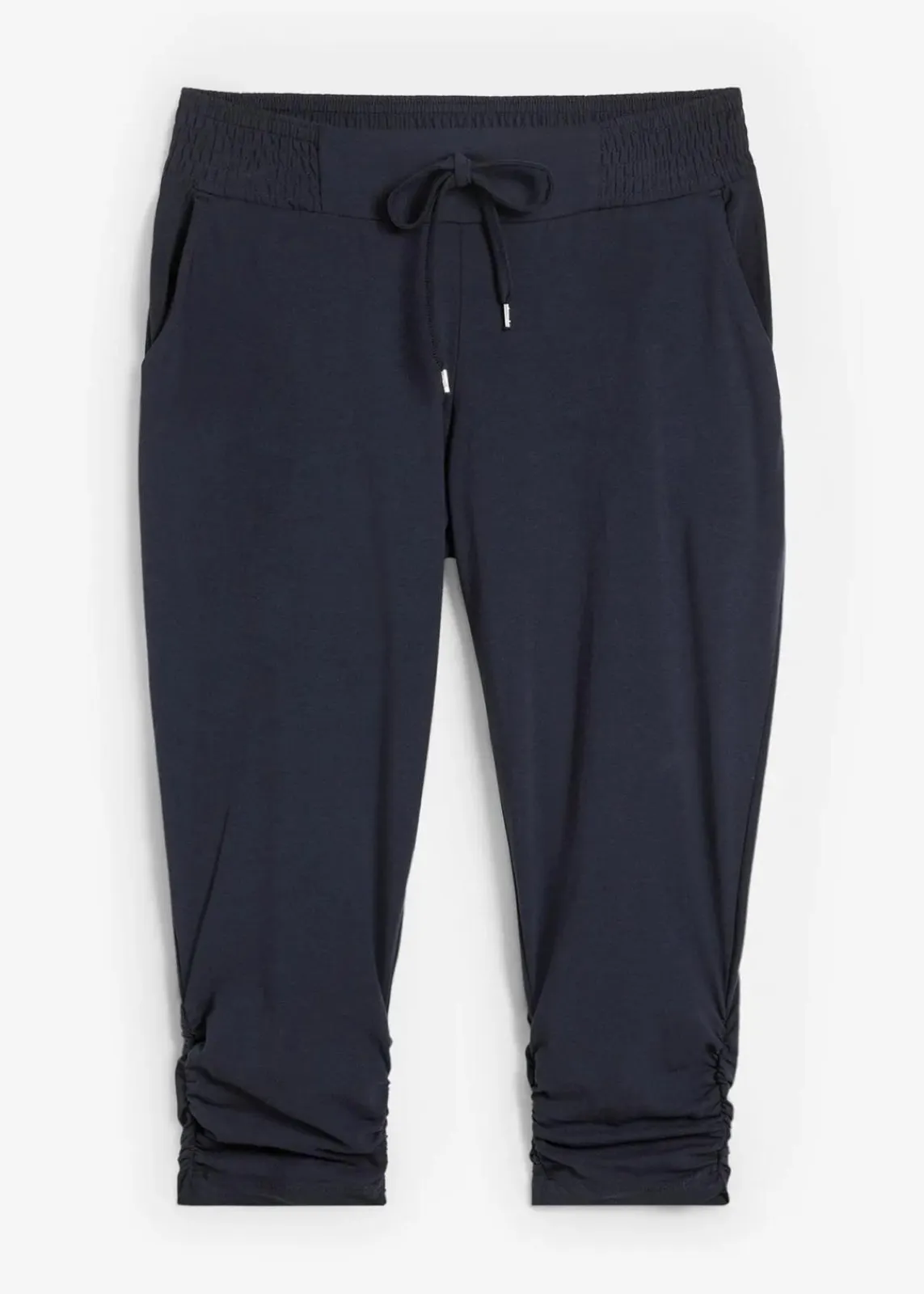 bonprix Hosen|Bekleidung·Kleider^Jersey-Hose aus Baumwoll-Mix dunkelblau