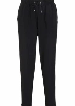 bonprix Bekleidung·Kleider|Hosen^Jersey-Hose aus elastischem Baumwoll-Mix schwarz