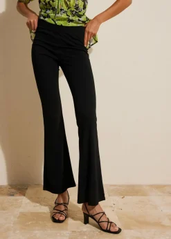 bonprix Bekleidung·Kleider|Hosen^Jersey-Hose aus fließendem Viskose-Mix schwarz