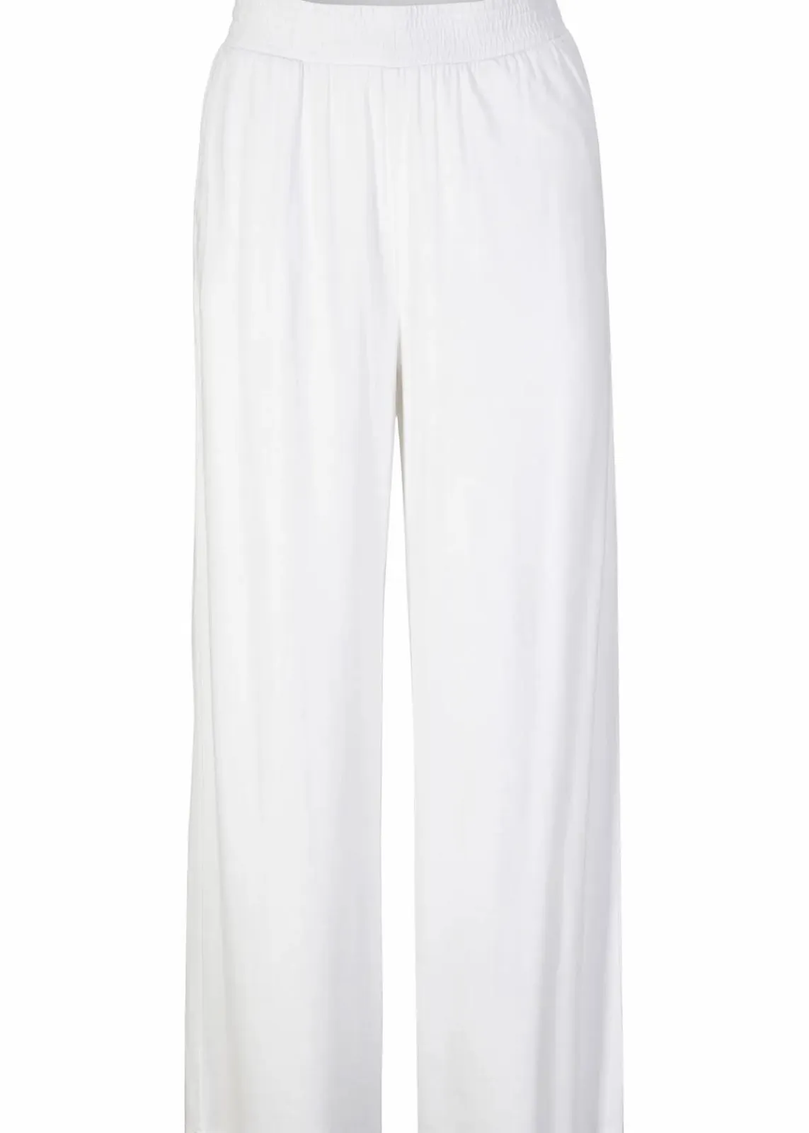 bonprix Bekleidung·Kleider|Nachhaltigere Materialien^Jersey-Hose aus fließendem Viskose-Mix, 7-8-Länge weiß