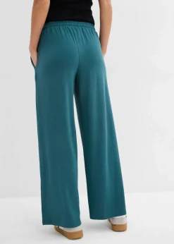 bonprix Bekleidung·Röcke|Bekleidung·Kleider^Jersey-Hose aus fließender Viskose pfeffergrün