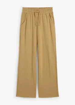 bonprix Hosen|Zweiteiler & Sets^Jersey-Hose aus Interlock khakibraun