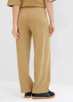 bonprix Hosen|Zweiteiler & Sets^Jersey-Hose aus Interlock khakibraun