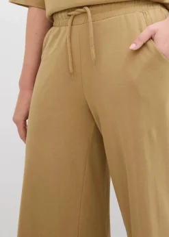 bonprix Hosen|Zweiteiler & Sets^Jersey-Hose aus Interlock khakibraun