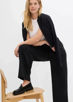 bonprix Hosen|Zweiteiler & Sets^Jersey-Hose aus Interlock schwarz
