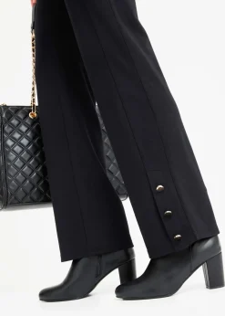 bonprix Hosen|Bekleidung·Kleider^Jersey-Hose aus Punto di Roma schwarz
