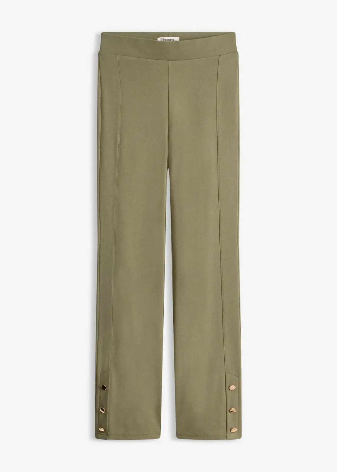 bonprix Hosen|Bekleidung·Kleider^Jersey-Hose aus Punto di Roma oliv
