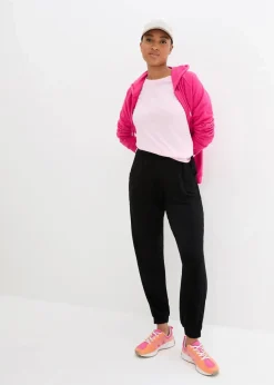 bonprix Bekleidung·Kleider|Hosen^Jersey-Hose aus softer Viskose schwarz