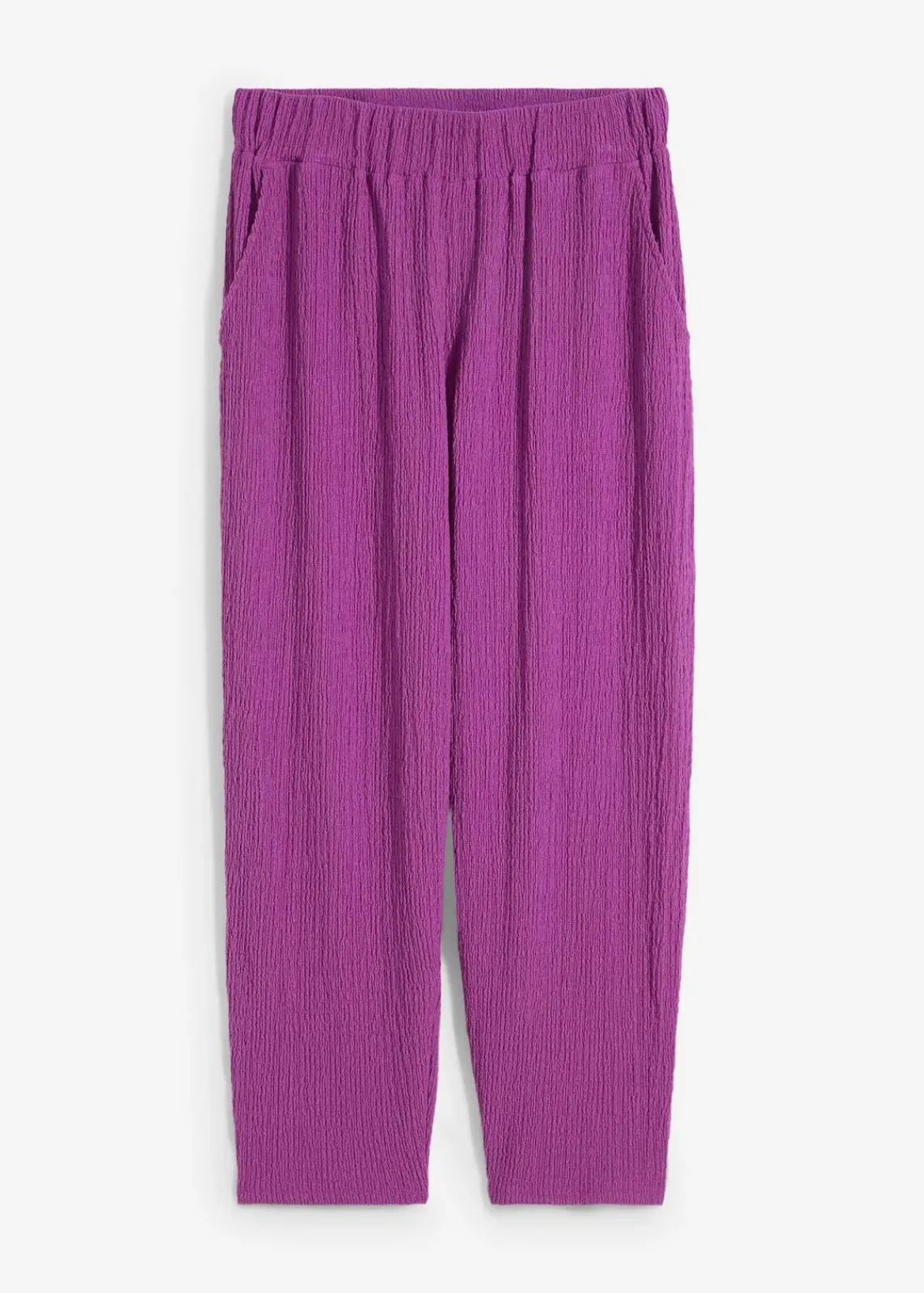 bonprix Hosen|Bekleidung·Kleider^Jersey-Hose aus Strukturmaterial pfingstrose