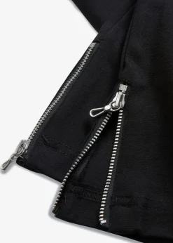 bonprix Bekleidung·Kleider|Hosen^Jersey-Hose aus Viskose-Mix schwarz