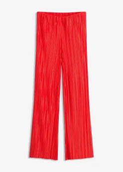 bonprix Hosen|Bekleidung·Kleider^Jersey-Hose mit Plissee erdbeere