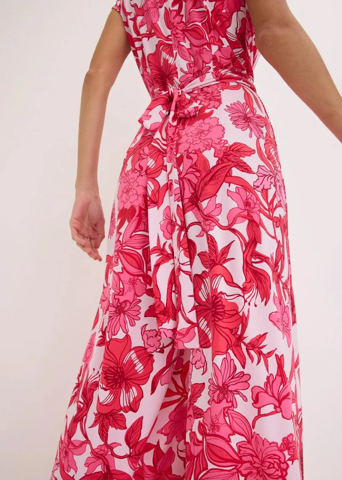 bonprix Bekleidung·Homewear|Jumpsuits^Jersey-Jumpsuit pink floral