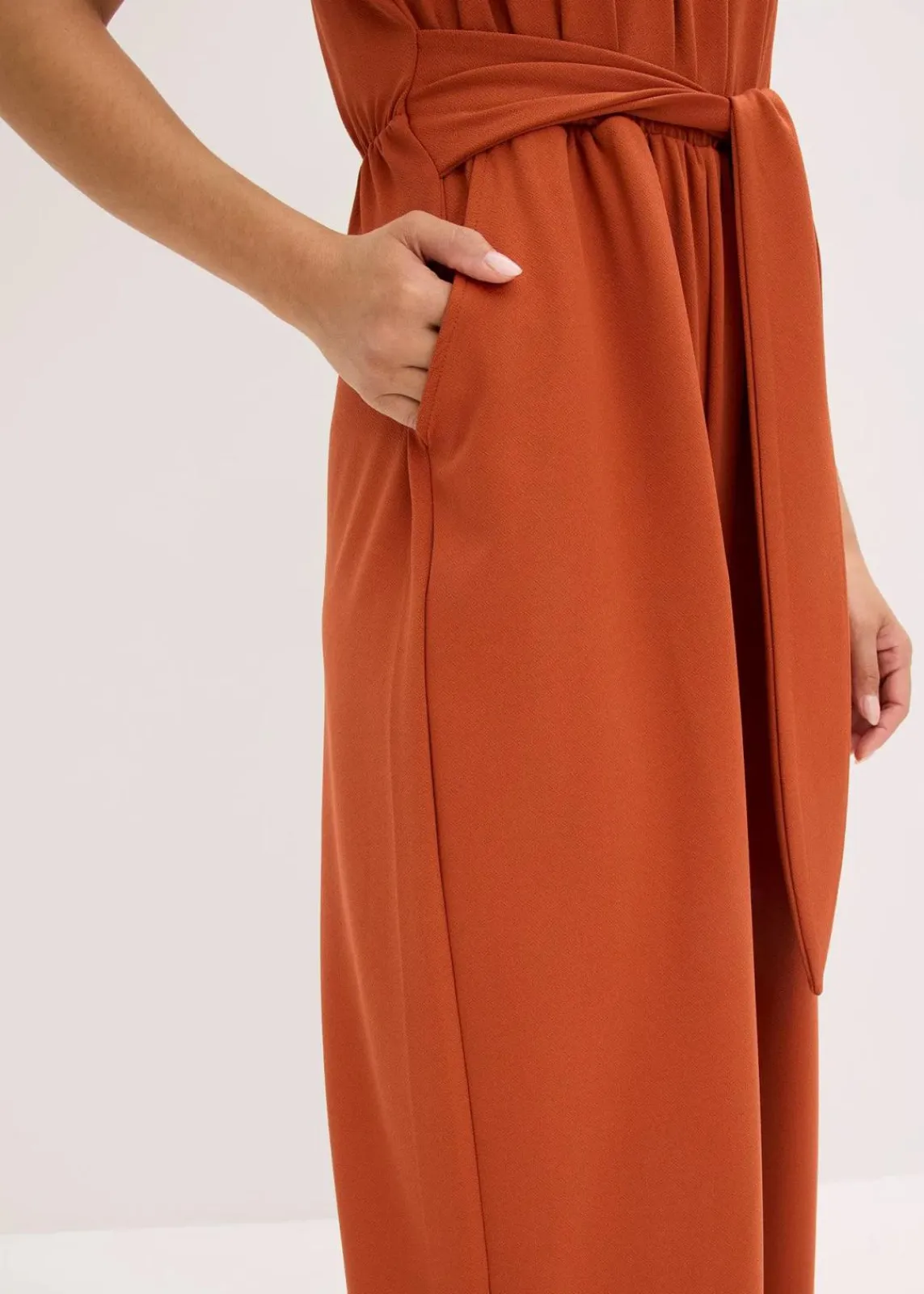 bonprix Jumpsuits|Bekleidung·Homewear^Jersey-Jumpsuit rostbraun