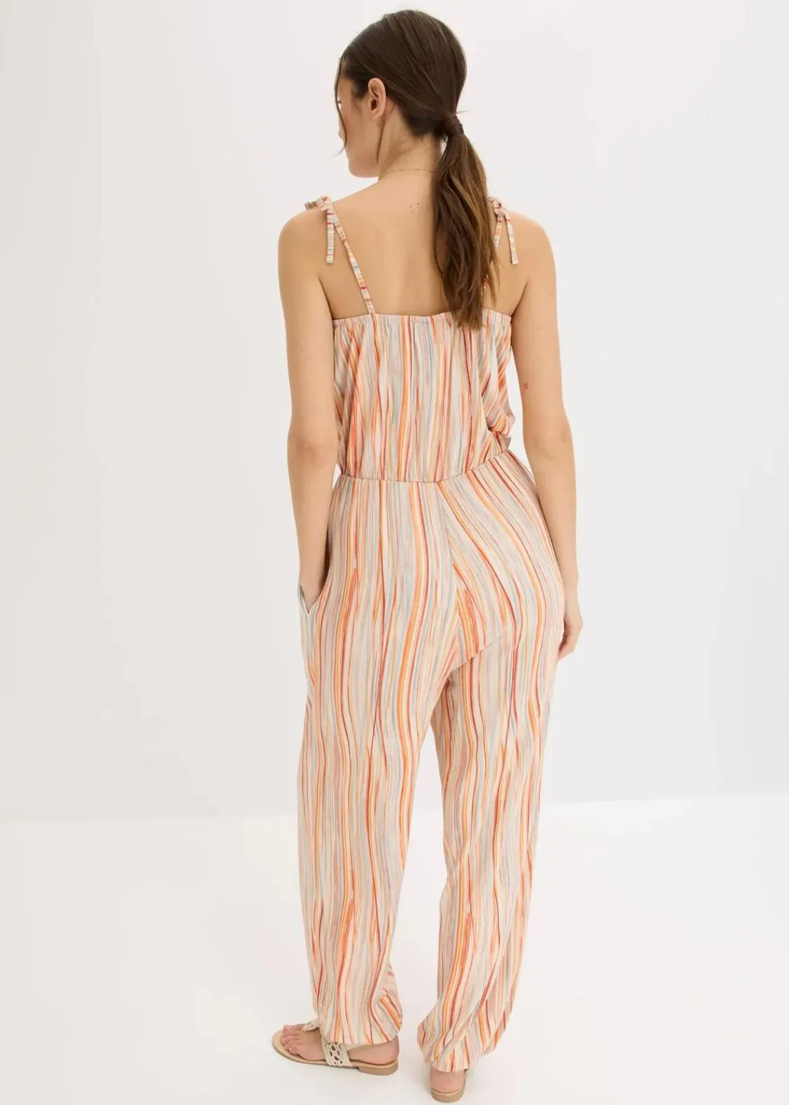 bonprix Bekleidung·Homewear|Jumpsuits^Jersey-Jumpsuit bunt gestreift