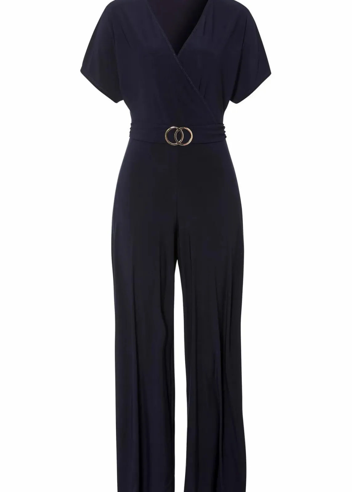 bonprix Bekleidung·Homewear|Jumpsuits^Jersey-Jumpsuit dunkelblau