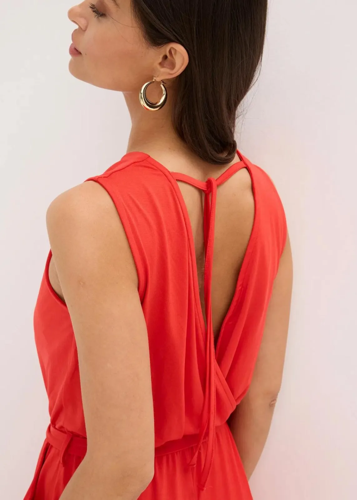 bonprix Jumpsuits|Bekleidung·Homewear^Jersey-Jumpsuit erdbeere